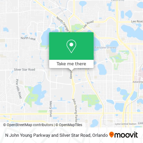 Mapa de N John Young Parkway and Silver Star Road