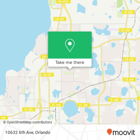 10632 6th Ave map