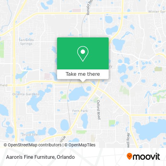 Aaron's Fine Furniture map