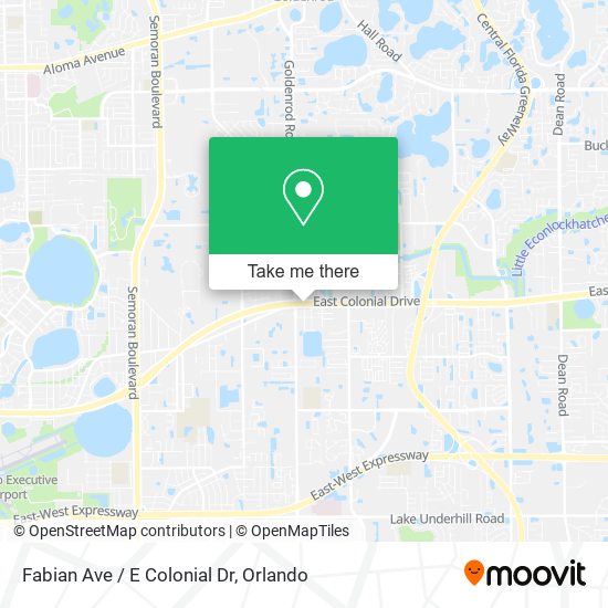 Fabian Ave / E Colonial Dr map