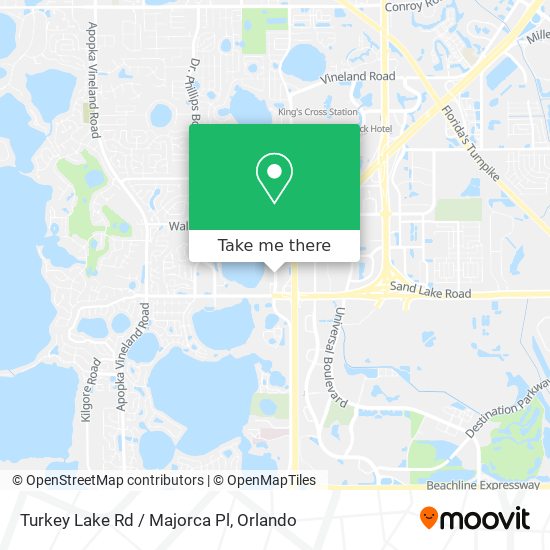 Turkey Lake Rd / Majorca Pl map