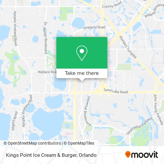 Kings Point Ice Cream & Burger map