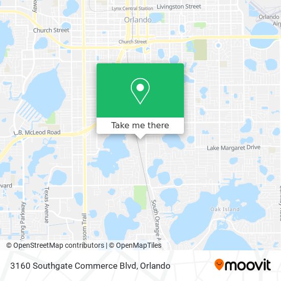 3160 Southgate Commerce Blvd map