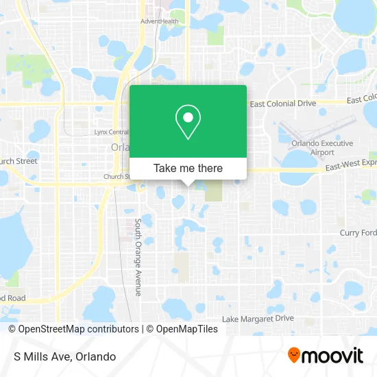 Mapa de S Mills Ave