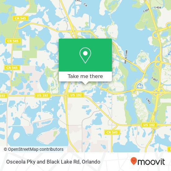 Mapa de Osceola Pky and Black Lake Rd