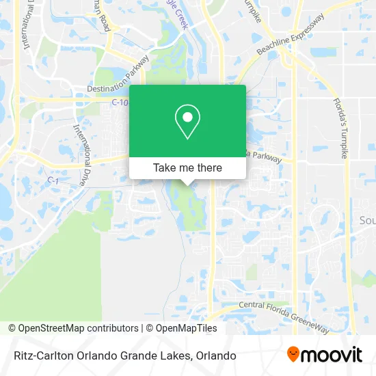 Ritz-Carlton Orlando Grande Lakes map
