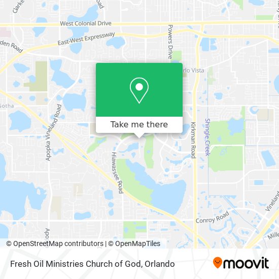Fresh Oil Ministries Church of God map