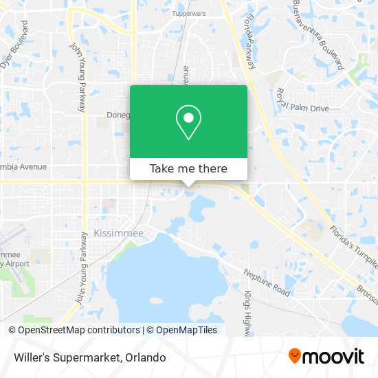 Willer's Supermarket map