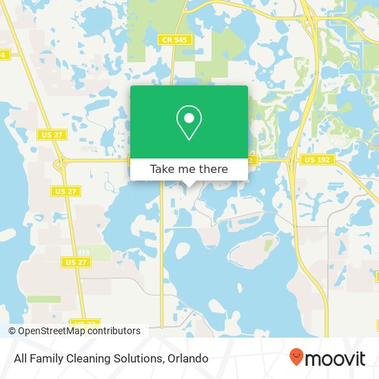 Mapa de All Family Cleaning Solutions