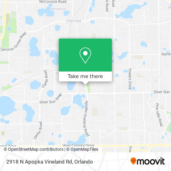 2918 N Apopka Vineland Rd map