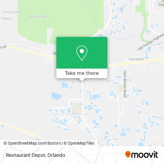 Restaurant Depot map