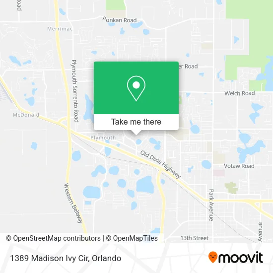 Mapa de 1389 Madison Ivy Cir