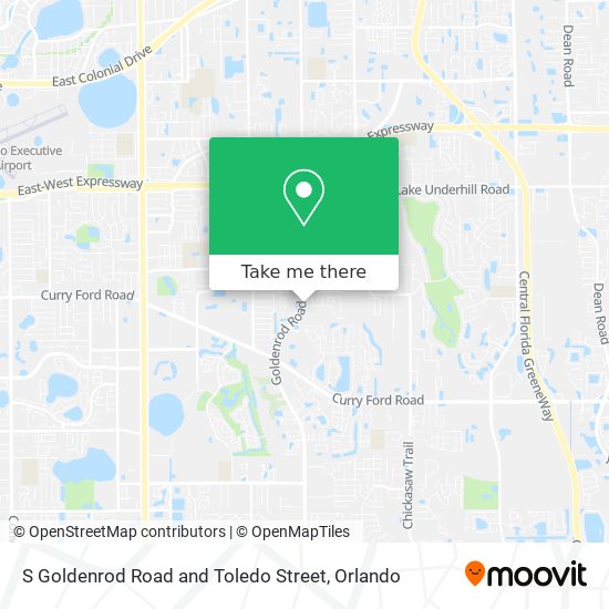Mapa de S Goldenrod Road and Toledo Street