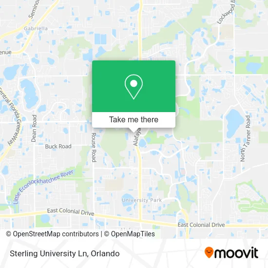 Sterling University Ln map