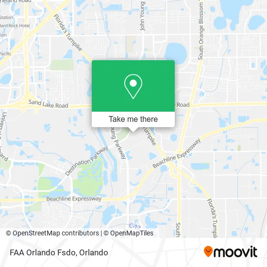 Mapa de FAA Orlando Fsdo