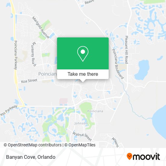 Mapa de Banyan Cove