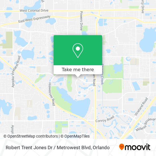 Robert Trent Jones Dr / Metrowest Blvd map