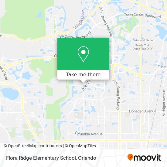 Flora Ridge Elementary School map