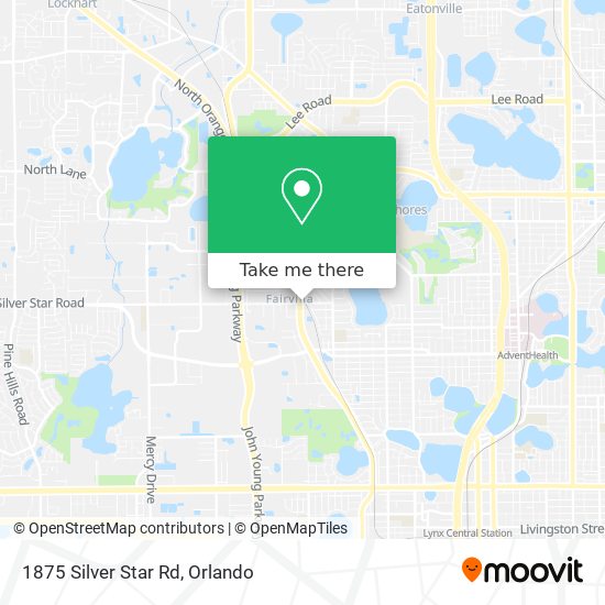Mapa de 1875 Silver Star Rd