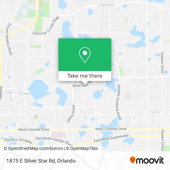 1875 E Silver Star Rd map
