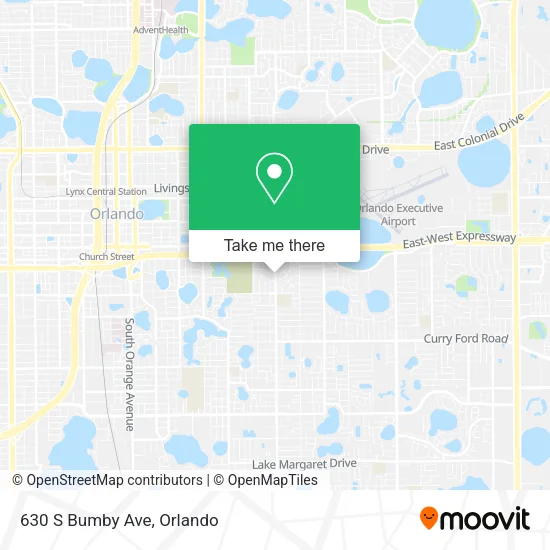 Mapa de 630 S Bumby Ave
