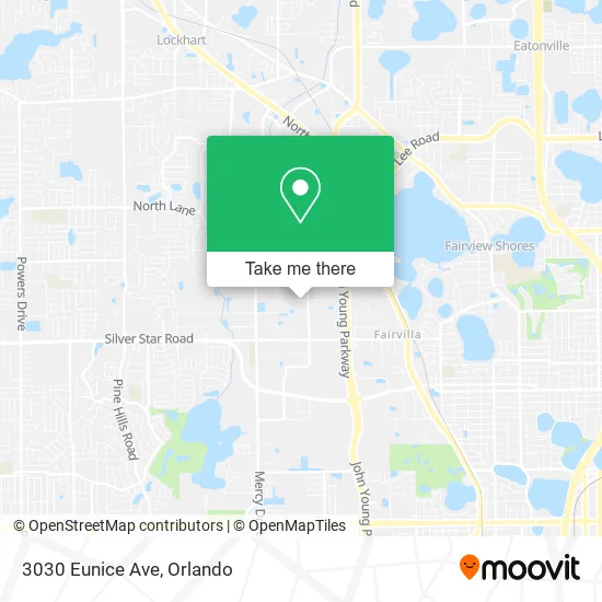 Mapa de 3030 Eunice Ave