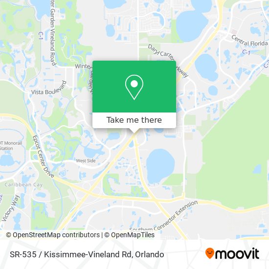 SR-535 / Kissimmee-Vineland Rd map