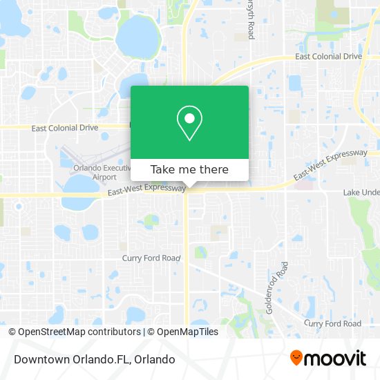 Mapa de Downtown Orlando.FL