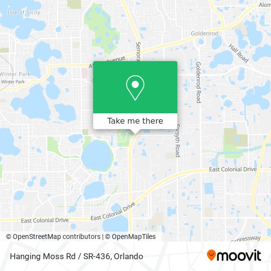 Mapa de Hanging Moss Rd / SR-436