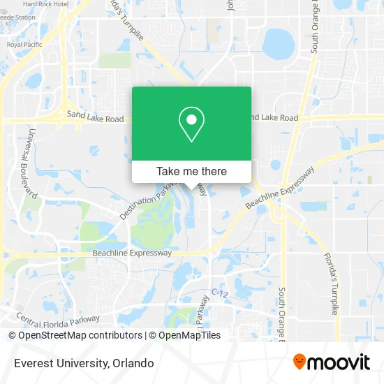 Mapa de Everest University
