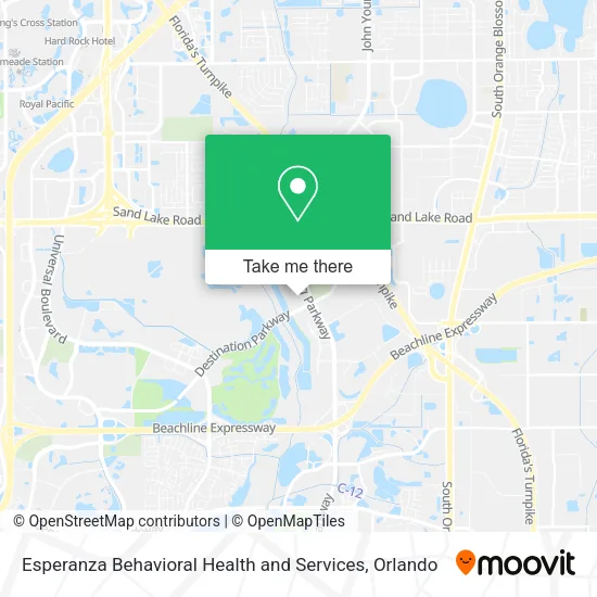 Mapa de Esperanza Behavioral Health and Services