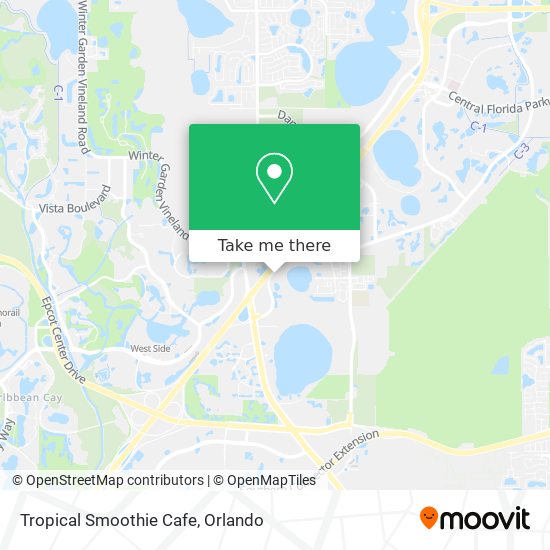 Tropical Smoothie Cafe map