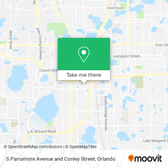 Mapa de S Parramore Avenue and Conley Street