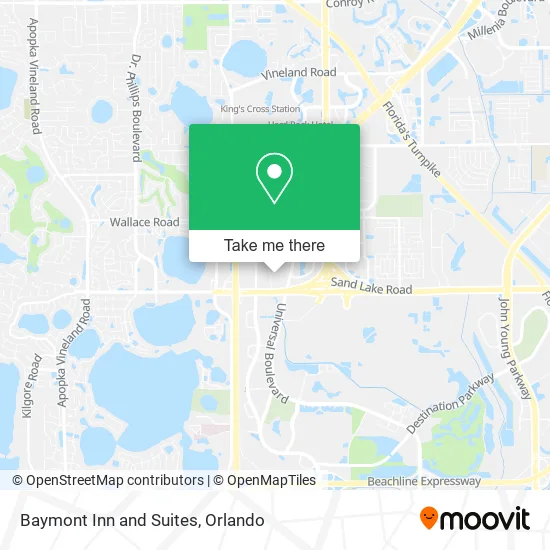 Mapa de Baymont Inn and Suites