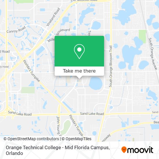 Orange Technical College - Mid Florida Campus map