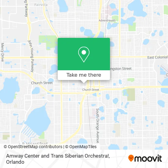 Amway Center and Trans Siberian Orchestra! map