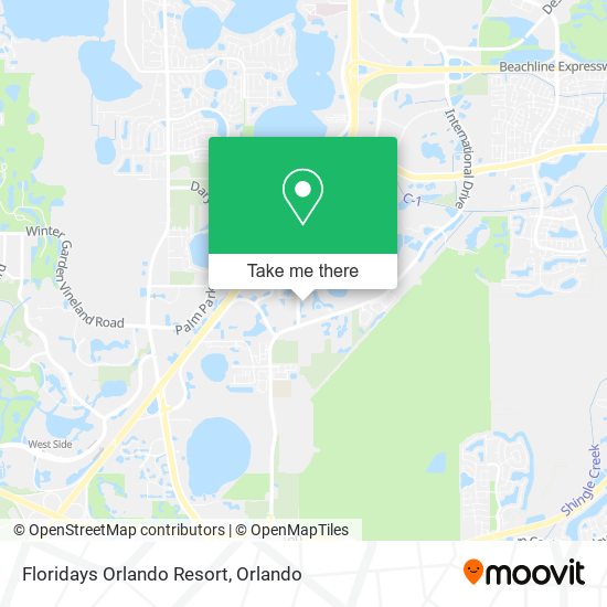 Floridays Orlando Resort map