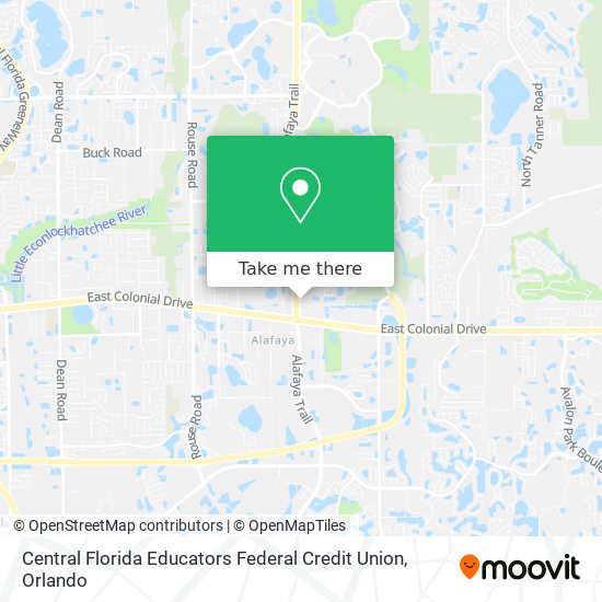 Central Florida Educators Federal Credit Union map