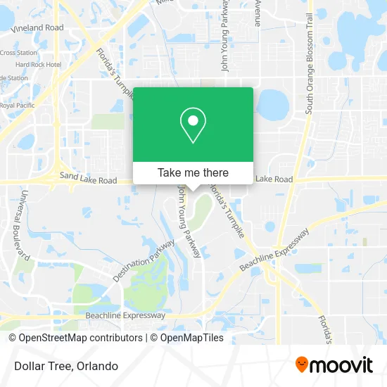 Mapa de Dollar Tree