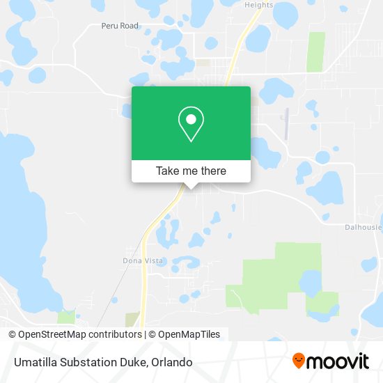 Mapa de Umatilla Substation Duke