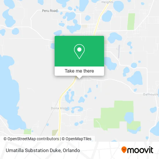 Umatilla Substation Duke map