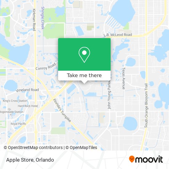 Apple Store map