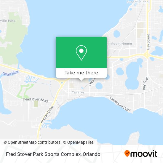 Fred Stover Park Sports Complex map