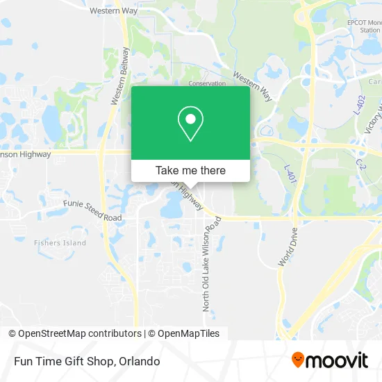 Fun Time Gift Shop map