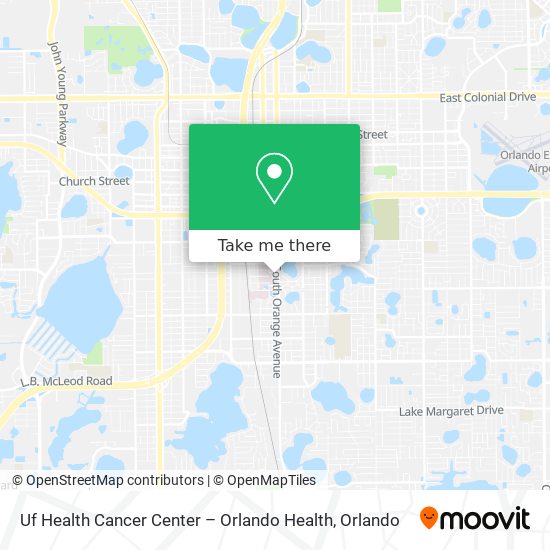Uf Health Cancer Center – Orlando Health map