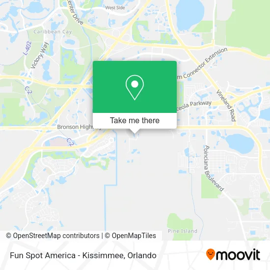 Fun Spot America - Kissimmee map