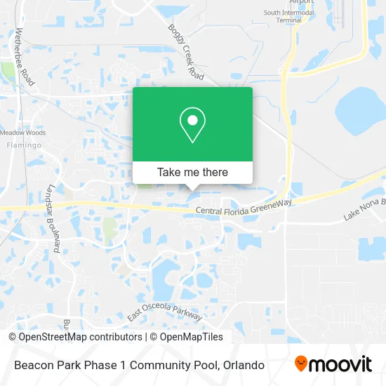 Beacon Park Phase 1 Community Pool map