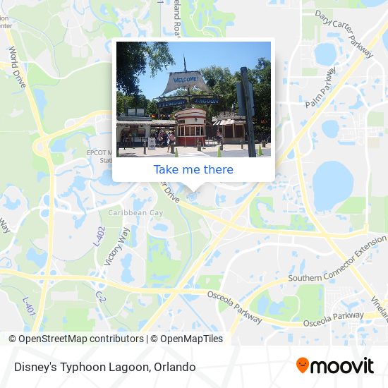 Disney's Typhoon Lagoon map