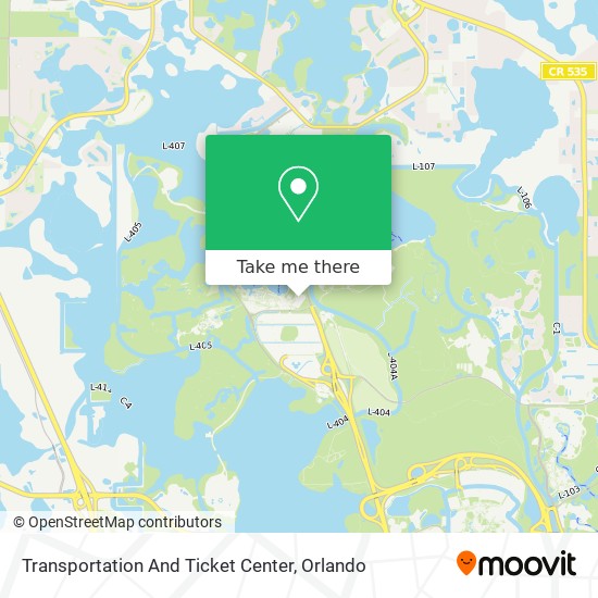 Transportation And Ticket Center map