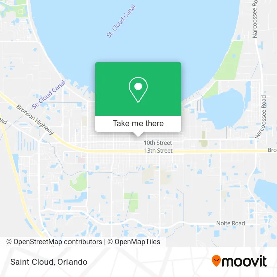 Saint Cloud map